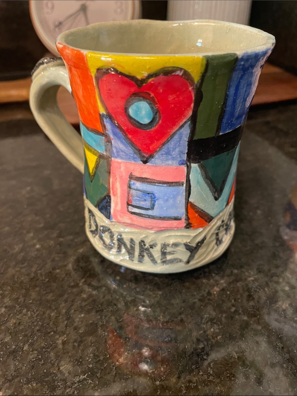 OU donkey coffee mug